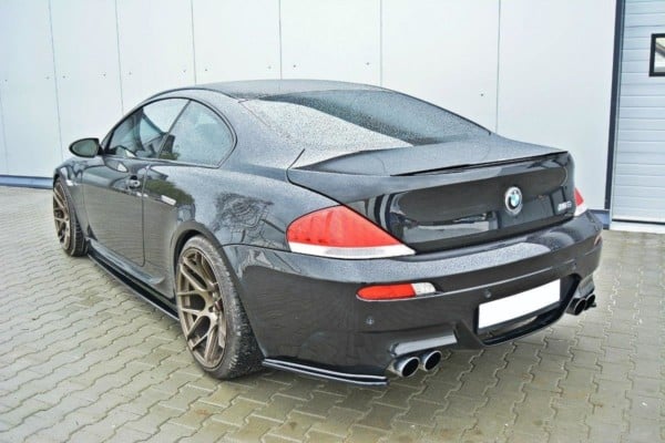 MAXTON DESIGN - Bočné difúzory zadného náraznika vhodné pre BMW M6 E63 , Čierny lesk – Obrázok 2