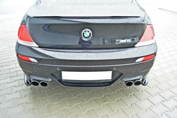MAXTON DESIGN - Bočné difúzory zadného náraznika vhodné pre BMW M6 E63 , Čierny lesk – Obrázok 3