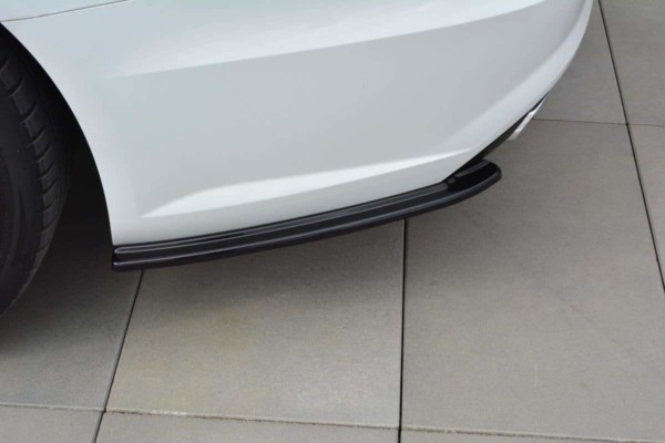 MAXTON DESIGN - Bočné difúzory zadného náraznika Audi A6 C7 Avant S-line/ S6 C7 Facelift , Čierny lesk – Obrázok 5