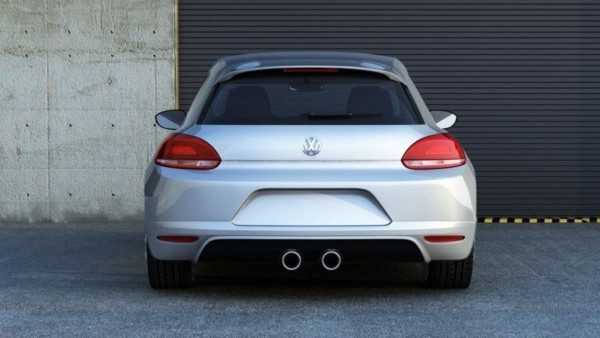 MAXTON DESIGN - Vložka zadného nárazníka VW SCIROCCO STANDARD (SCIROCCO R LOOK) , Sklené vlákno bez P.U – Obrázok 2