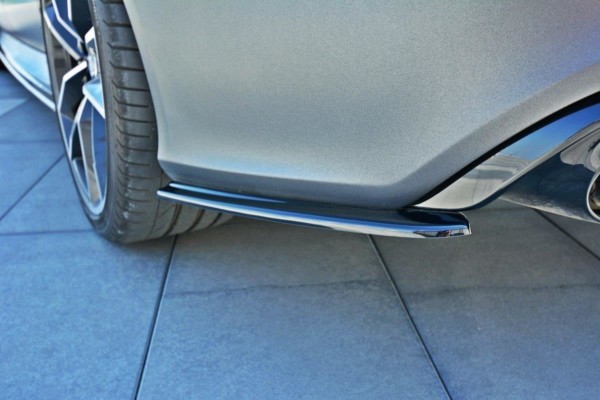 MAXTON DESIGN - Bočné difúzory zadného náraznika Audi RS7 Facelift , Čierny lesk – Obrázok 2