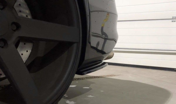 MAXTON DESIGN - Bočné difúzory zadného náraznika Audi S4 B8 FL , Čierny lesk – Obrázok 3