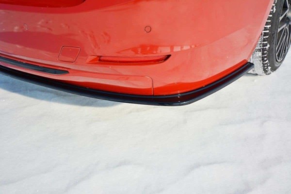 MAXTON DESIGN - Bočné difúzory zadného náraznika vhodné pre BMW 3 F30 , Čierny lesk