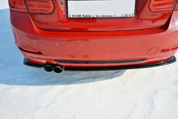 MAXTON DESIGN - Bočné difúzory zadného náraznika vhodné pre BMW 3 F30 , Čierny lesk – Obrázok 3