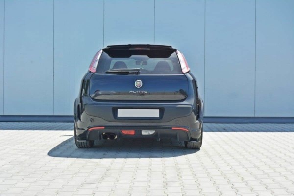 MAXTON DESIGN - Bočné difúzory zadného náraznika Fiat Punto Evo Abarth , Čierny lesk – Obrázok 2
