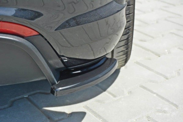 MAXTON DESIGN - Bočné difúzory zadného náraznika Fiat Punto Evo Abarth , Čierny lesk – Obrázok 4