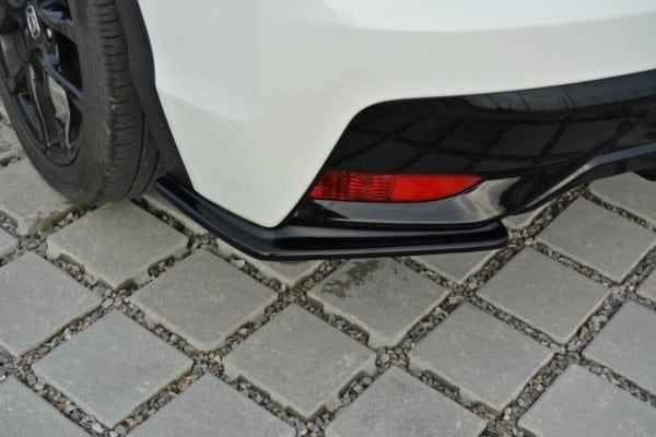 MAXTON DESIGN - Bočné difúzory zadného náraznika Honda Civic Mk9 Facelift , Čierny lesk – Obrázok 6