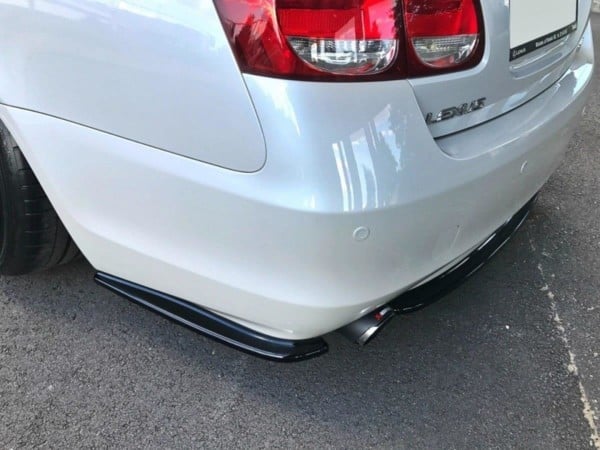 MAXTON DESIGN - Bočné difúzory zadného náraznika Lexus GS 300 Mk3 Facelift , Čierny lesk – Obrázok 2