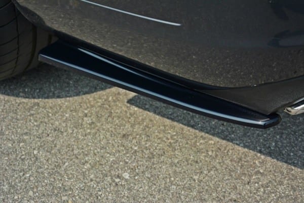 MAXTON DESIGN - Bočné difúzory zadného náraznika Mercedes E W212 , Čierny lesk – Obrázok 4