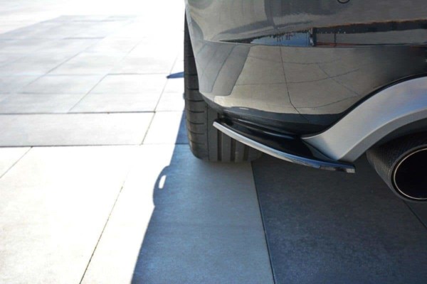 MAXTON DESIGN - Bočné difúzory zadného náraznika Volvo V60 Polestar Facelift , 
Čierny lesk – Obrázok 2