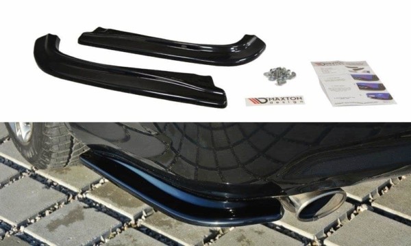 MAXTON DESIGN - Bočné difúzory zadného náraznika Infiniti G37 Sedan , Čierny lesk