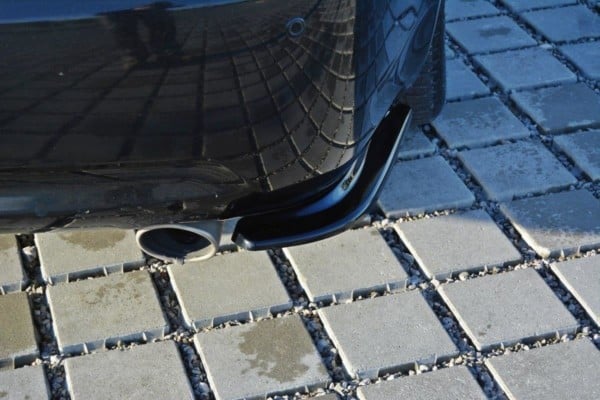 MAXTON DESIGN - Bočné difúzory zadného náraznika Infiniti G37 Sedan , Čierny lesk – Obrázok 3
