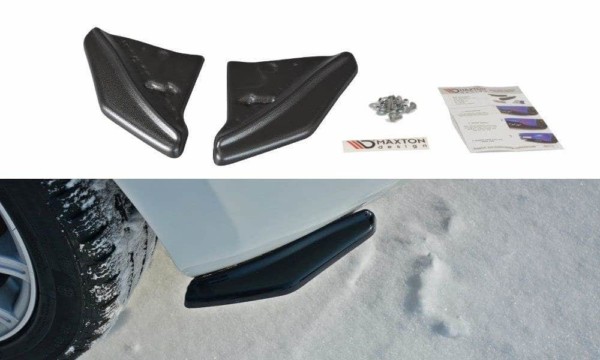 MAXTON DESIGN - Bočné difúzory zadného náraznika KIA CEE'D / PRO CEE'D GT MK2 , Čierny lesk