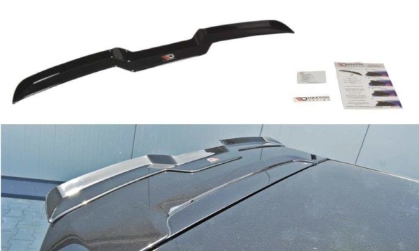 MAXTON DESIGN - Predlženie spoilera  Fiat Punto Evo Abarth , Čierny lesk