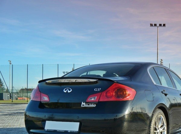 MAXTON DESIGN - Predlženie spoilera  Infiniti G37 Sedan , Čierny lesk – Obrázok 2