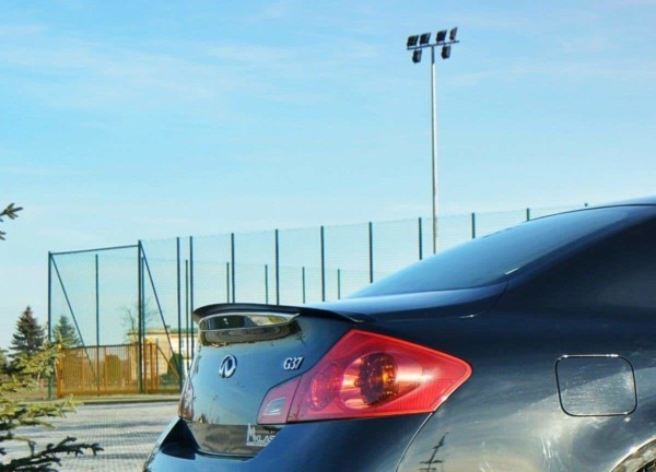 MAXTON DESIGN - Predlženie spoilera  Infiniti G37 Sedan , Čierny lesk – Obrázok 4