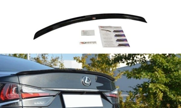 MAXTON DESIGN - Predlženie spoilera  Lexus GS Mk4 Facelift T , Čierny lesk
