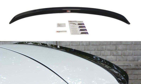 MAXTON DESIGN - Predlženie spoilera  Renault Megane Mk4 Hatchback , Čierny lesk