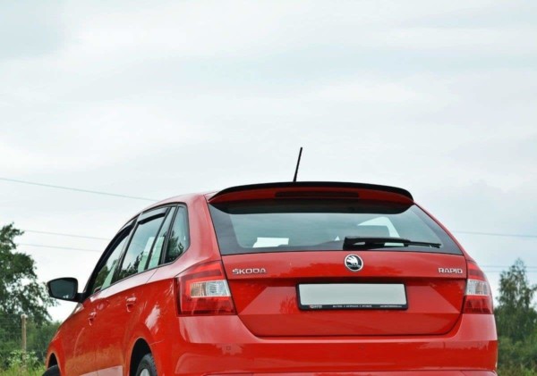 MAXTON DESIGN - Predlženie spoilera  Skoda Rapid Spaceback , Čierny lesk – Obrázok 2