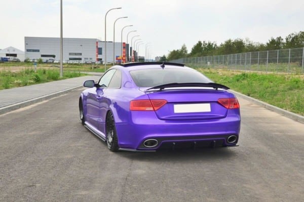 MAXTON DESIGN - Difúzor zadného náraznika  Audi RS5 Mk1 (8T) Facelift , Čierny lesk – Obrázok 2