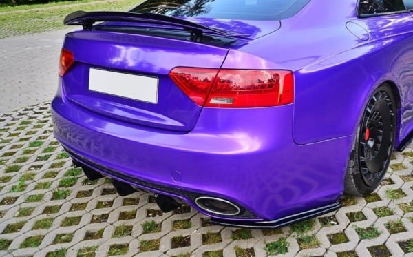 MAXTON DESIGN - Difúzor zadného náraznika  Audi RS5 Mk1 (8T) Facelift , Čierny lesk – Obrázok 4