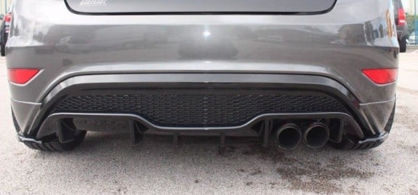 MAXTON DESIGN - Difúzor zadného náraznika  Ford Fiesta ST Mk7 FL , Čierny lesk – Obrázok 2