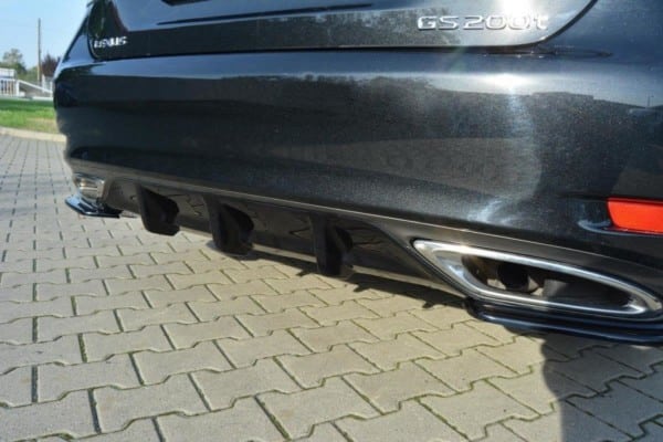 MAXTON DESIGN - Difúzor zadného náraznika  Lexus GS Mk4 Facelift T , Čierny lesk – Obrázok 2