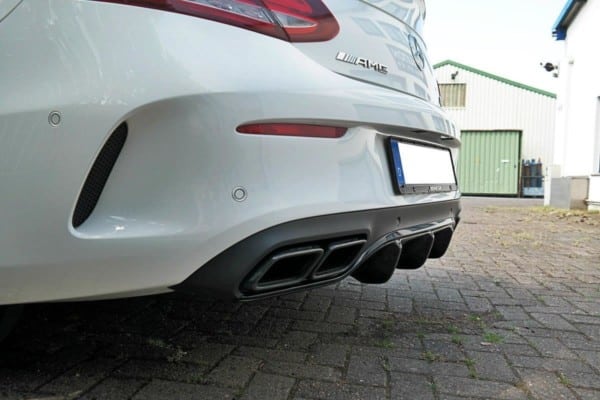 MAXTON DESIGN - Difúzor zadného náraznika  Mercedes C-class C205 63AMG Coupe , Čierny lesk – Obrázok 4