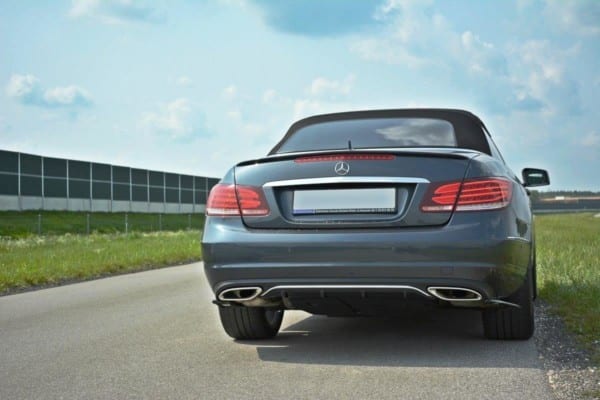 MAXTON DESIGN - Difúzor zadného náraznika  Mercedes E W212 , Čierny lesk – Obrázok 2