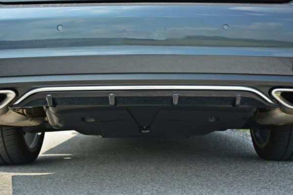 MAXTON DESIGN - Difúzor zadného náraznika  Mercedes E W212 , Čierny lesk – Obrázok 3