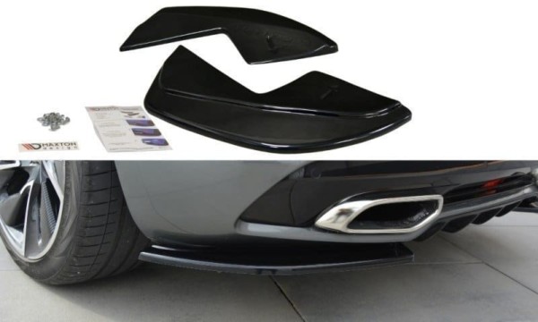 MAXTON DESIGN - Bočné difúzory zadného náraznika CITROEN DS5 FACELIFT , Čierny lesk