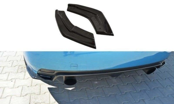 MAXTON DESIGN - Bočné difúzory zadného náraznika Subaru Impreza WRX STI 2009-2011 , Čierny lesk