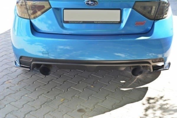 MAXTON DESIGN - Bočné difúzory zadného náraznika Subaru Impreza WRX STI 2009-2011 , Čierny lesk – Obrázok 2