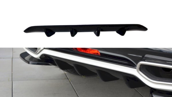 MAXTON DESIGN - Difúzor zadného náraznika  CITROEN DS5 FACELIFT , Čierny lesk