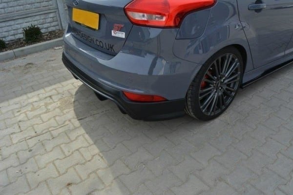 MAXTON DESIGN - Difúzor zadného náraznika  Ford Focus ST Mk3 FL (RS-Look) , Čierny lesk – Obrázok 2