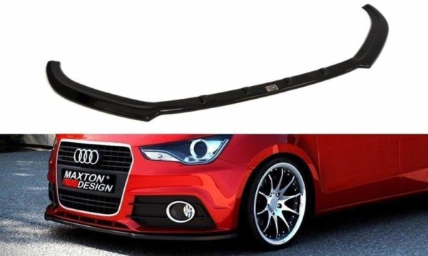 MAXTON DESIGN - Spoiler pod Predný náraznik   Audi A1 8X , Čierny lesk 
627