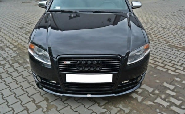 MAXTON DESIGN - Spoiler pod Predný náraznik V.2 Audi A4 B7 , Čierny lesk – Obrázok 2