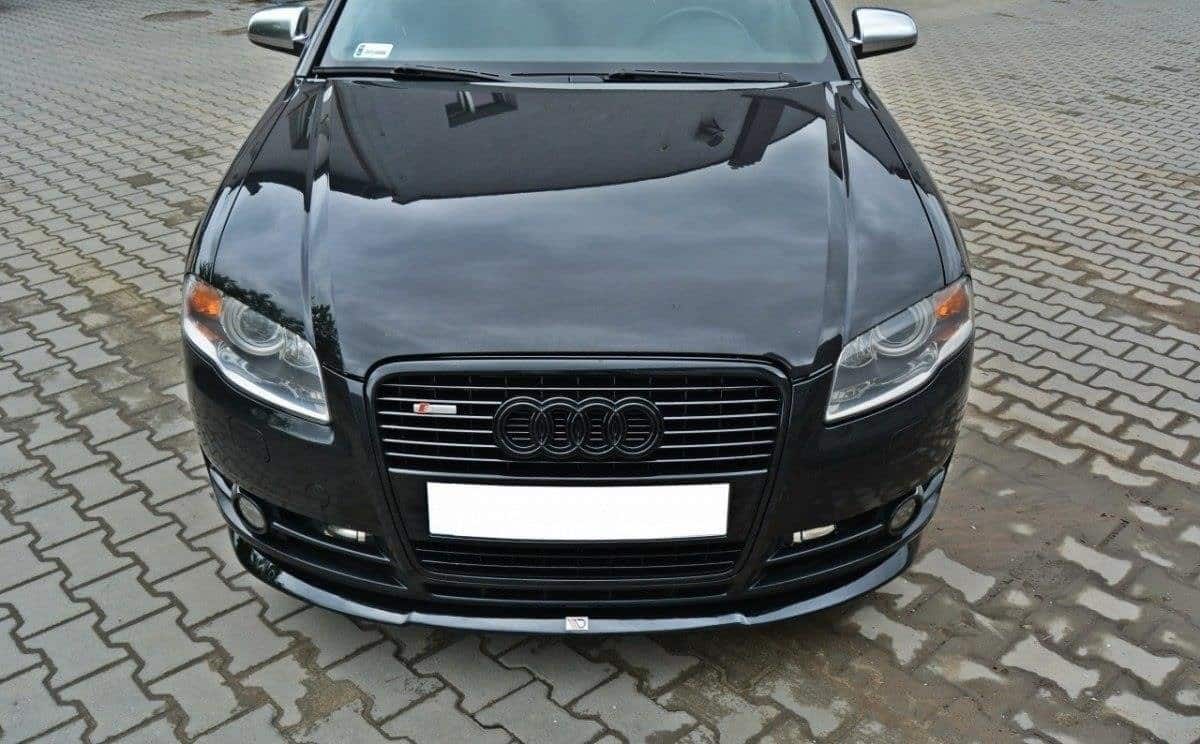 MAXTON DESIGN - Spoiler pod Predný náraznik V.2 Audi A4 B7 , Čierny lesk – Obrázok 2
