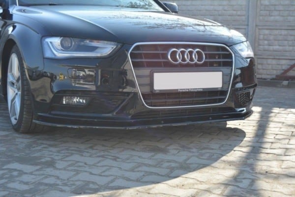 MAXTON DESIGN - Spoiler pod Predný náraznik V.1 Audi A4 B8 FL , Čierny lesk – Obrázok 3