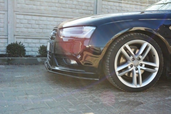 MAXTON DESIGN - Spoiler pod Predný náraznik V.1 Audi A4 B8 FL , Čierny lesk – Obrázok 4