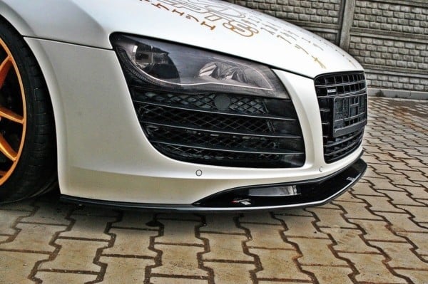 MAXTON DESIGN - Spoiler pod Predný náraznik Audi R8 Mk.1 , Čierny lesk – Obrázok 3