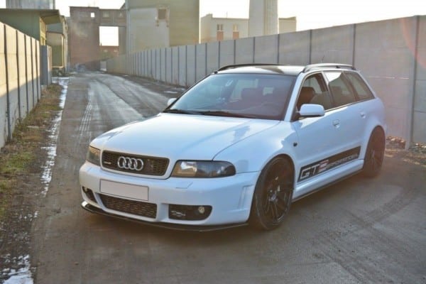 MAXTON DESIGN - Spoiler pod Predný náraznik   AUDI RS4 B5 , Čierny lesk – Obrázok 3