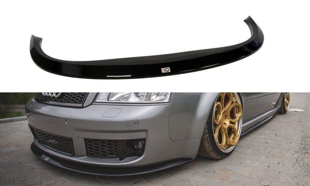 MAXTON DESIGN - Spoiler pod Predný náraznik Audi RS6 C5 , Čierny lesk