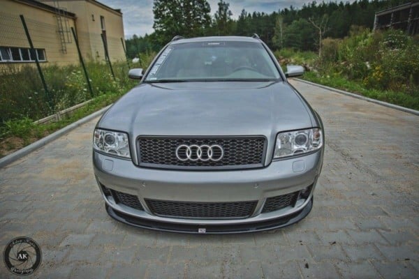MAXTON DESIGN - Spoiler pod Predný náraznik Audi RS6 C5 , Čierny lesk – Obrázok 2