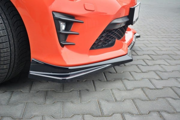 MAXTON DESIGN - Spoiler pod Predný náraznik   V.2 TOYOTA GT86 FACELIFT , Čierny lesk – Obrázok 4
