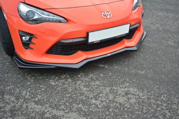 MAXTON DESIGN - Spoiler pod Predný náraznik   V.2 TOYOTA GT86 FACELIFT , Čierny lesk – Obrázok 3