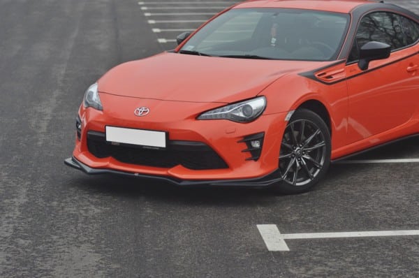 MAXTON DESIGN - Spoiler pod Predný náraznik   V.2 TOYOTA GT86 FACELIFT , Čierny lesk – Obrázok 2
