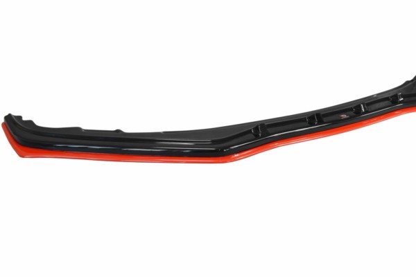 MAXTON DESIGN - Spoiler pod Predný náraznik   V.4 TOYOTA GT86 FACELIFT , Textured + Red – Obrázok 6