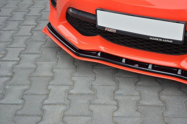 MAXTON DESIGN - Spoiler pod Predný náraznik   V.4 TOYOTA GT86 FACELIFT , Textured + Red – Obrázok 4