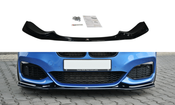 MAXTON DESIGN - Spoiler pod Predný náraznik   V.3 vhodné pre BMW 1 F20/F21 M-Power , Gloss